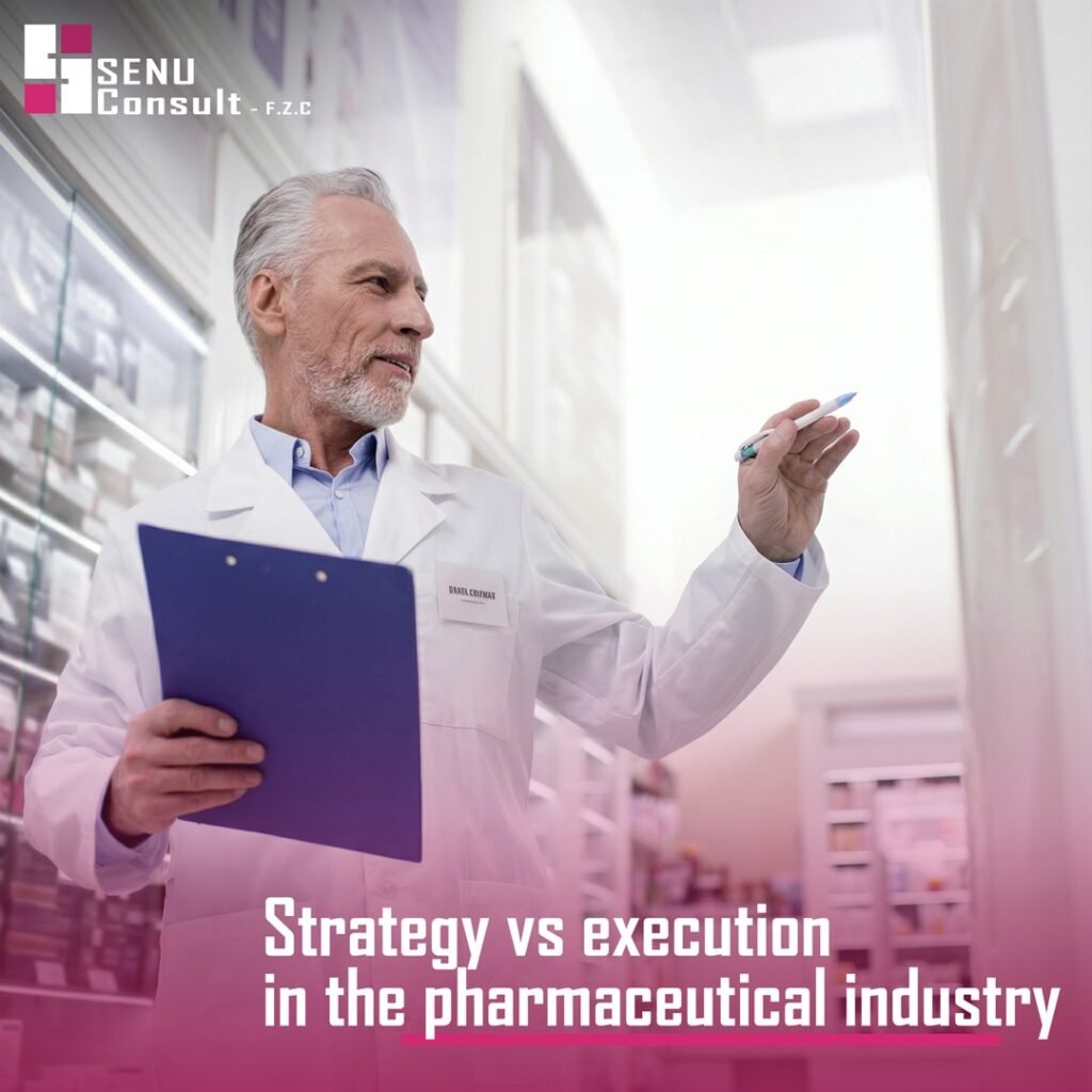 Strategy vs execution in the pharmaceutical industry